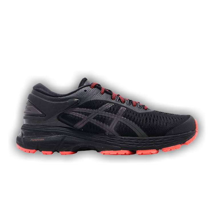 Asics gel-kayano 25 lite-show womens black black sale