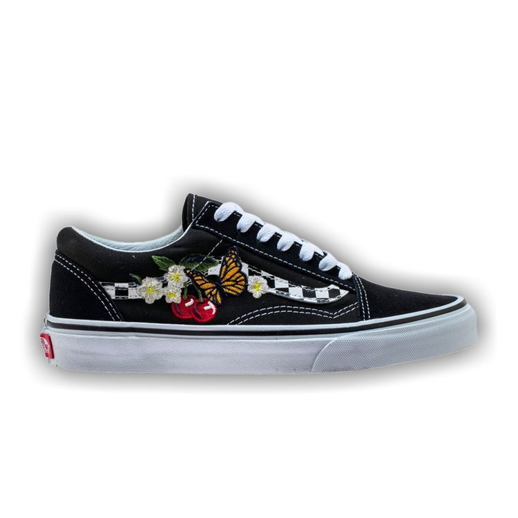 Checker floral old skool shop