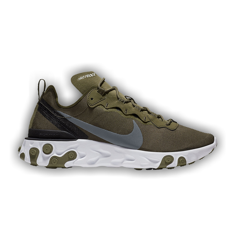 Nike react element kaki best sale