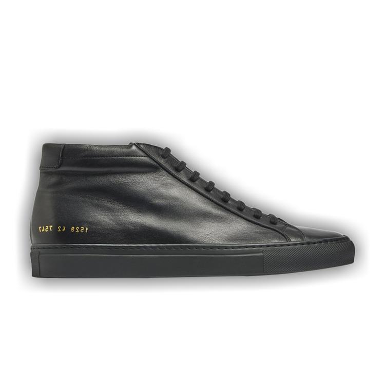 Common projects original achilles mid black top