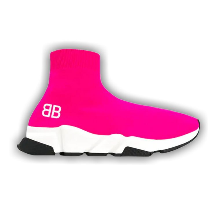 【BALENCIAGA】ローズプリント プールスライド BALENCIAGA + Crocs Pool ネオンラバー スライドサンダル
