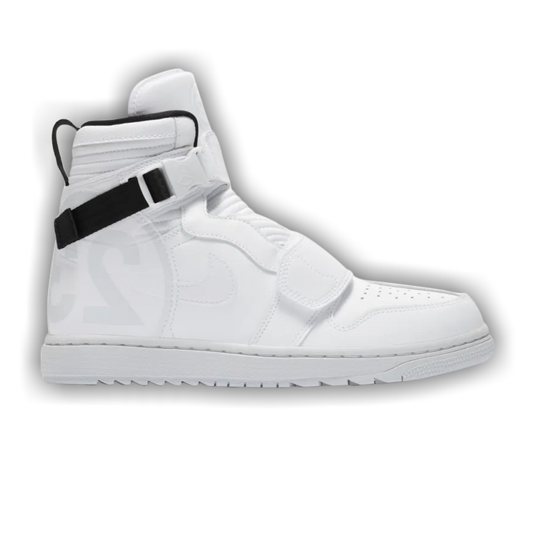 Air jordan 1 best sale moto white