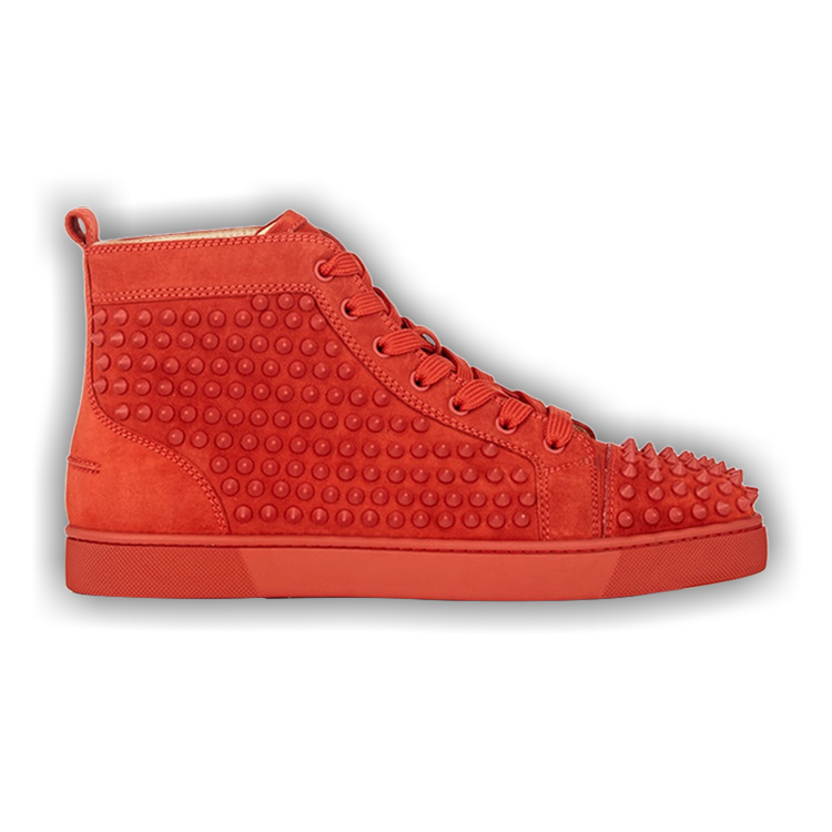 Christian Louboutin Louis Flat Spikes Sneaker Vuitton Red Bottom Loubs Boys  Size