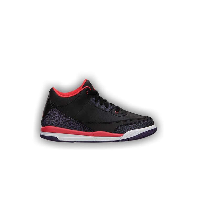Buy Air Jordan 3 Retro PS Black Crimson 429487 005 GOAT CA