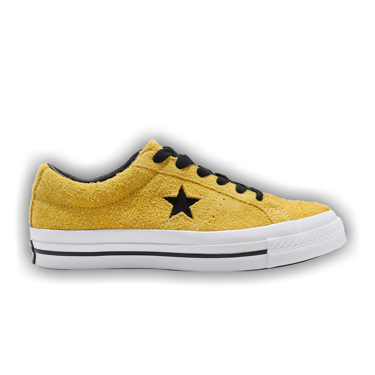 Converse one star yellow platform sales