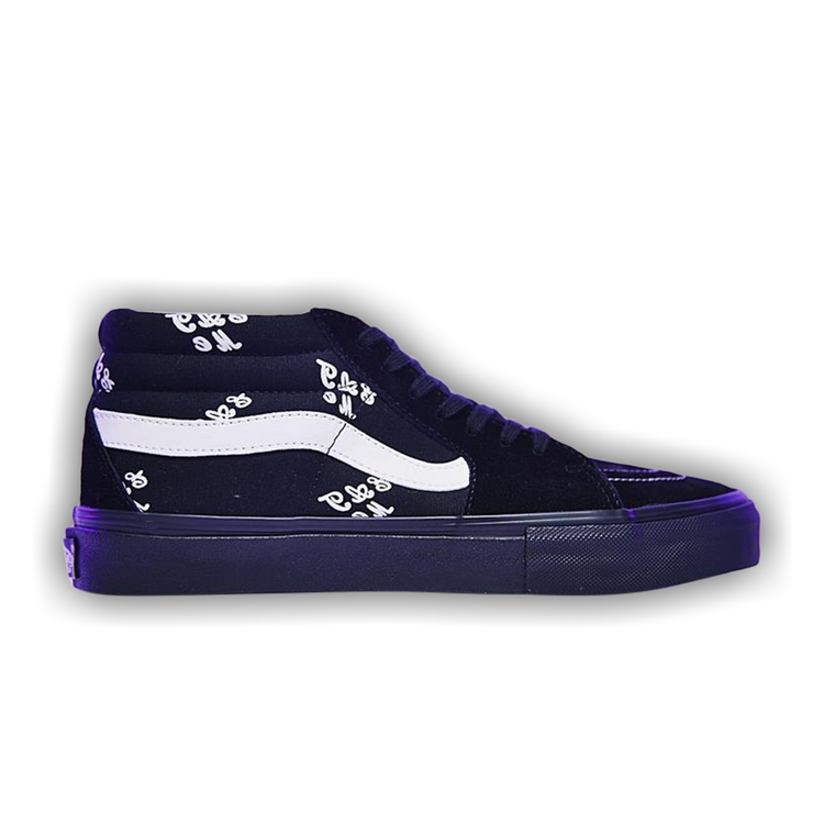 靴 SUPREME VANS Sk8-Mid Pro US10 Vans X Supreme Sk8-Mid Corduroy Brown Blue Size 10 Men's Shoes