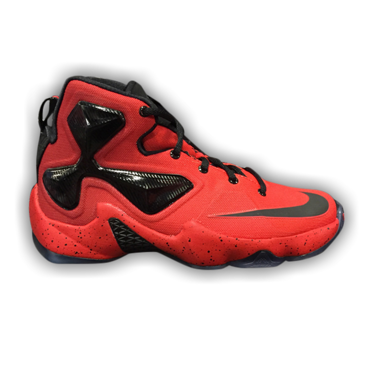 Lebron 13 red and black outlet