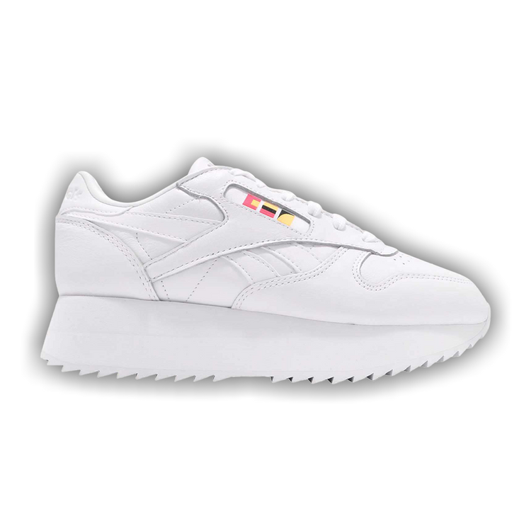 Buy Wmns Classic Leather Double White DV5391 GOAT UK