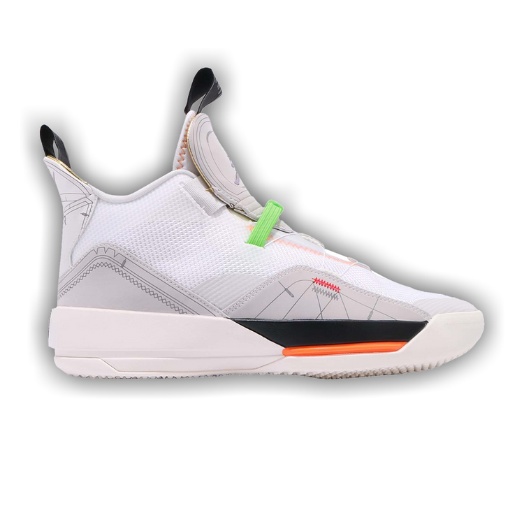 Air jordan xxxiii vast grey hot sale