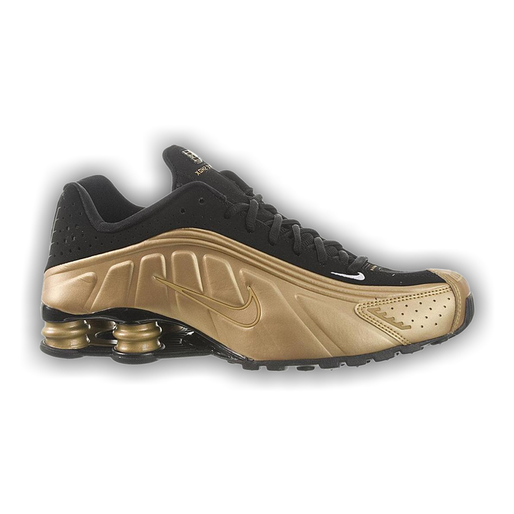 Nike shox r4 discount gold
