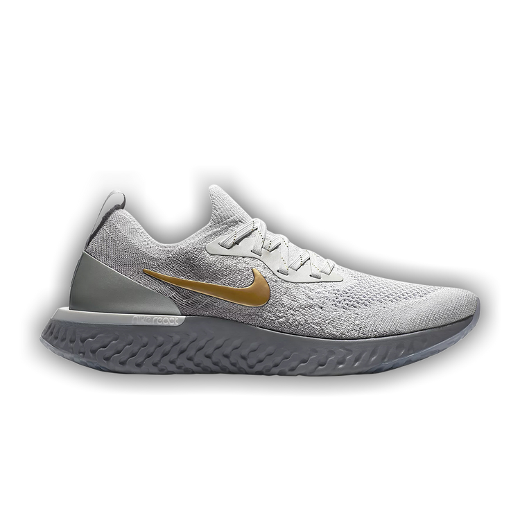 Buy Wmns Epic React Flyknit Premium Vast Grey Gold AV3048 070 GOAT