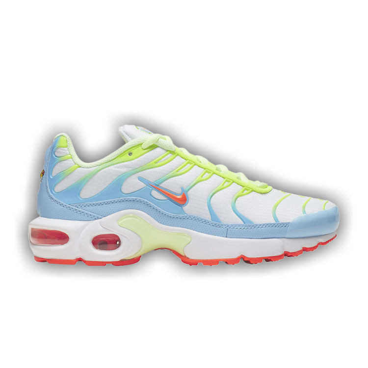Lime green and hot sale pink air max plus