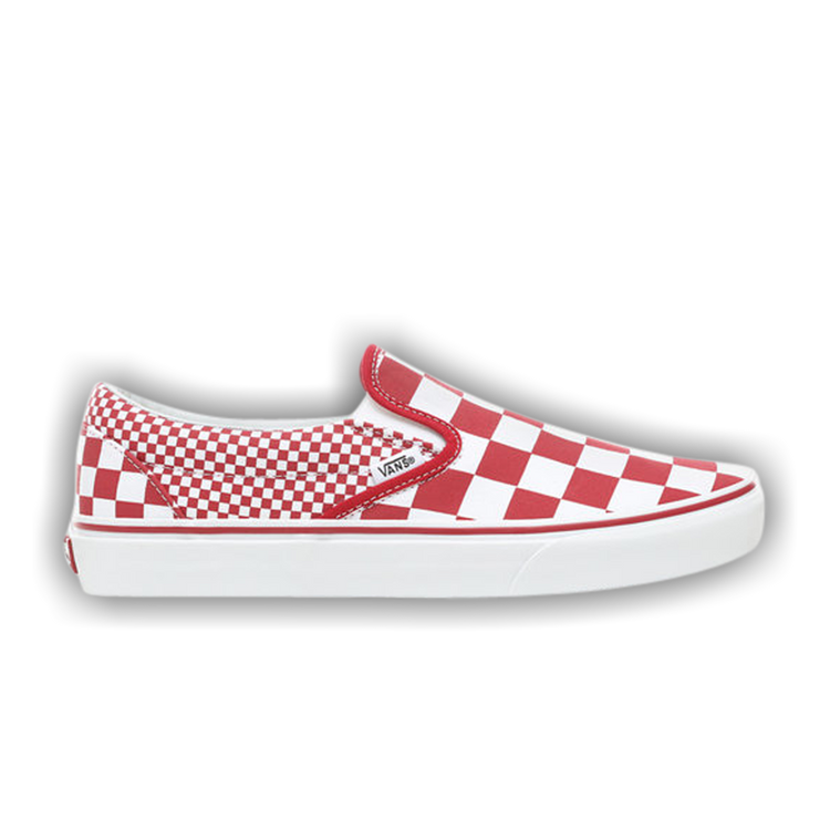 Vans mix checker slip on on sale