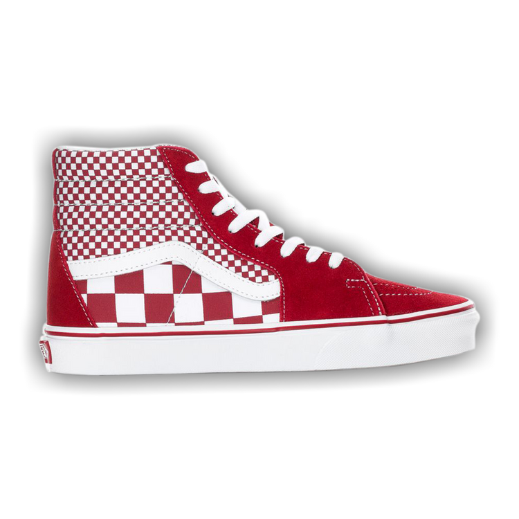 Buy Sk8 Hi Red Mix Checker VN0A38GEVK5 GOAT