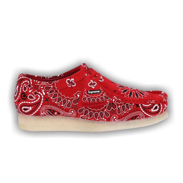 Buy Supreme x Wallabee 'Red Bandana' - 261 42399 | GOAT