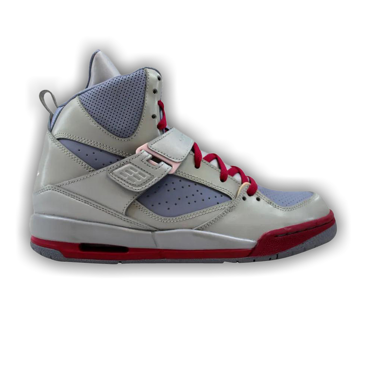 grey and pink jordan flights