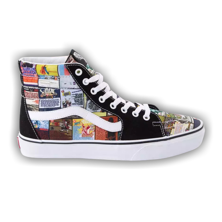 Vans sk8 hi warped tour 25th anniversary skate shoe top