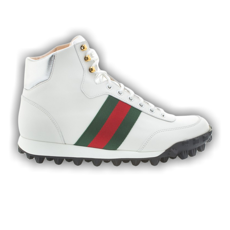 Buy Gucci Signature Spike High 'White' - 478182 DOPQ0 9076