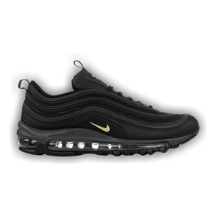 Buy Air Max 97 BG Black Metallic Gold BV0869 001 GOAT