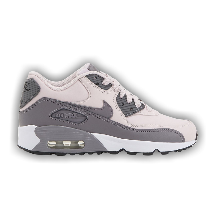 Air max 90 hotsell leather (gs) barely rose/gunsmoke-white-black