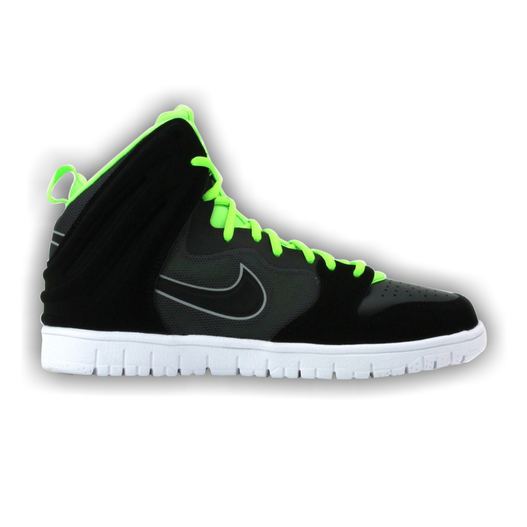Buy Dunk High Free 'Black Lime' - 599466 001 | GOAT