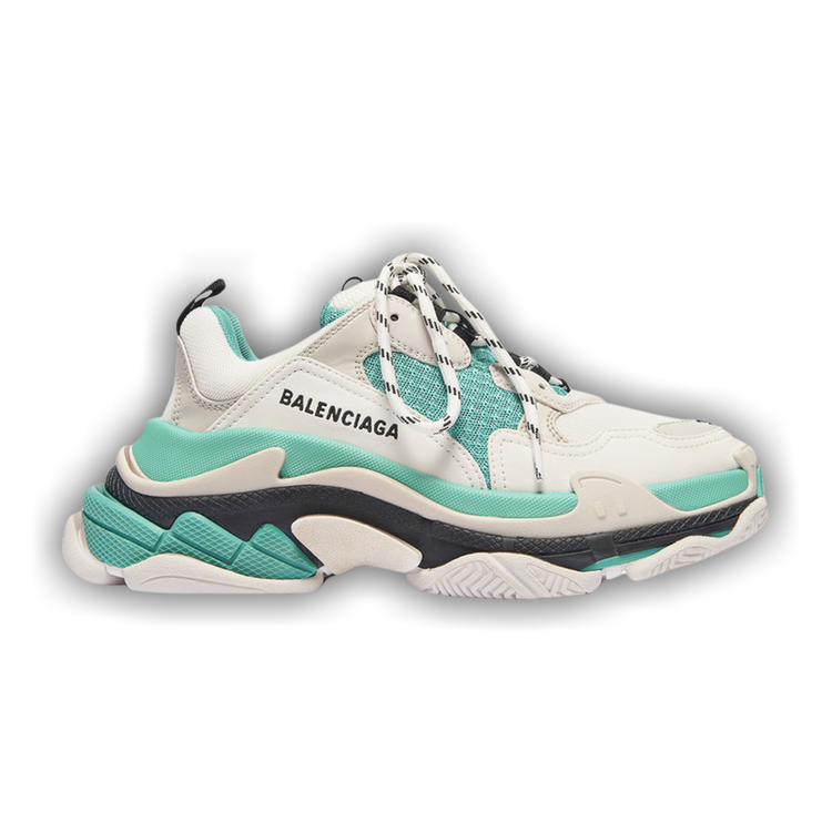 Buy Balenciaga Wmns Triple S White Green 2019 524039 W09OH 3005 GOAT