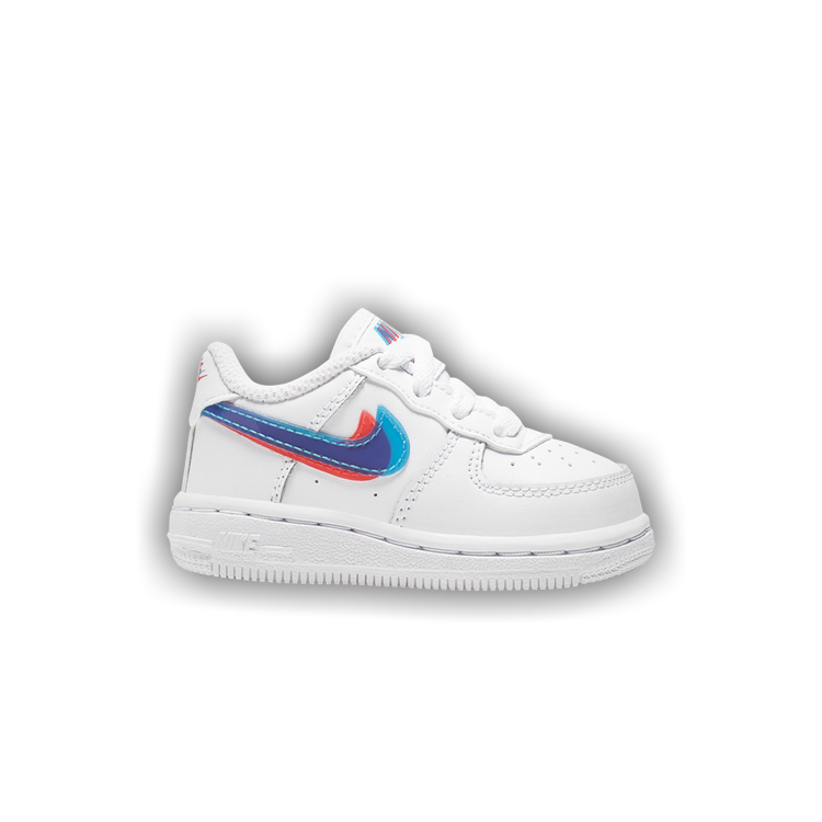 Nike Force 1 LV8 KSA TD White/Blue Hero-Bright Crimson - CJ7161