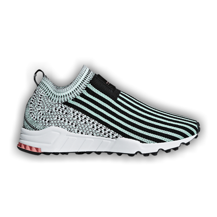 Buy Wmns EQT Support Sock Primeknit Black Clear Mint B37530 GOAT