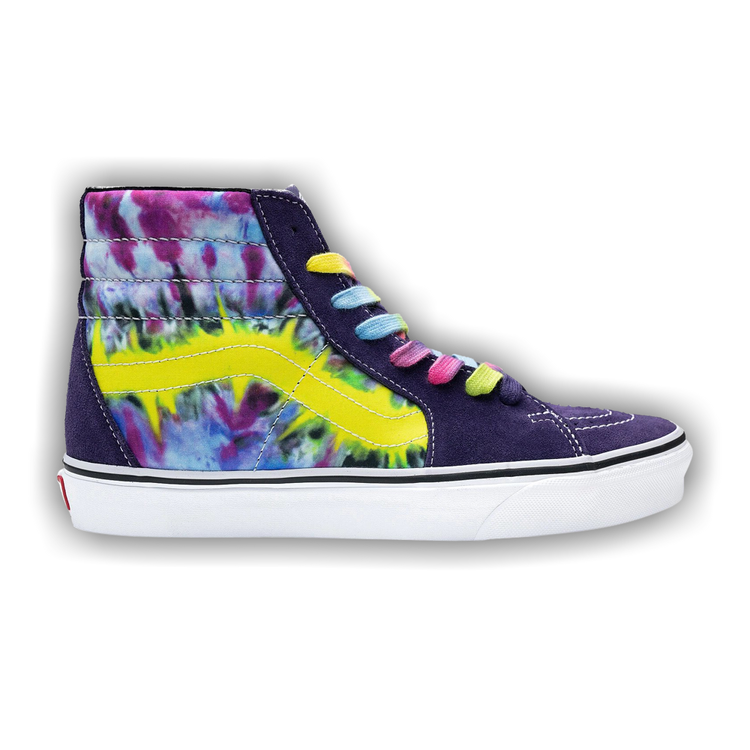 Tie dye vans high top clearance