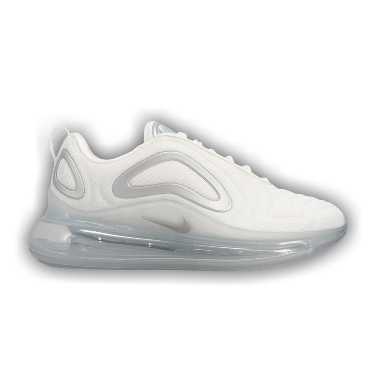  Nike Air Max 720 Womens Running Trainers CJ9703 Sneakers Shoes  (UK 3 US 5.5 EU 36, Summit White Metallic Silver 100)