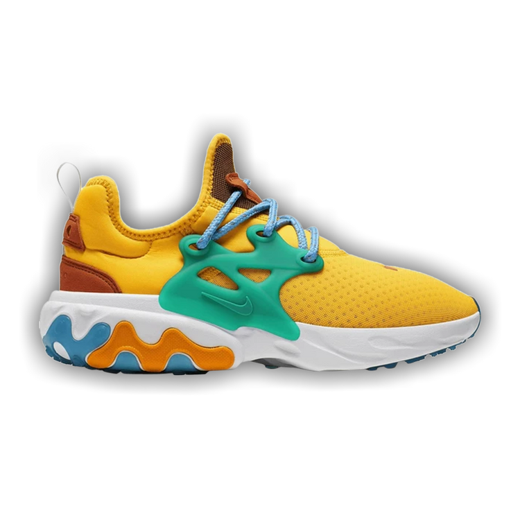 Nike presto react on sale yellow and green