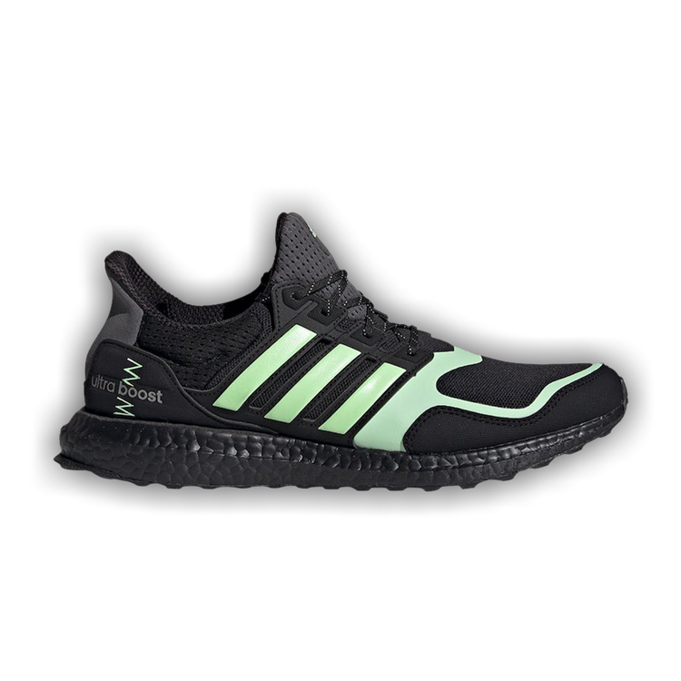 Ultra boost core black glow green top