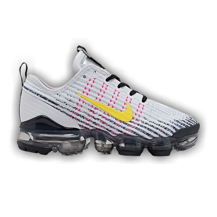 Buy Air VaporMax Flyknit 3 GS 'White Dynamic Yellow