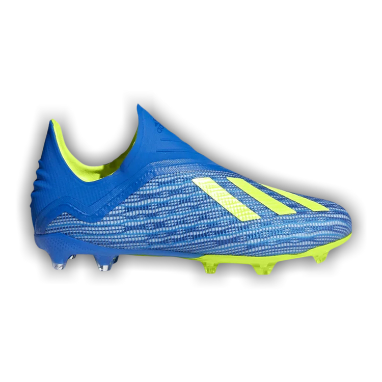 Buy Adidas X 18+ FG J 'Football Blue Solar Yellow' - DB2285 | GOAT