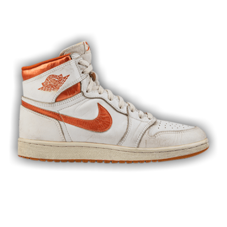 Metallic orange jordan 1 sale