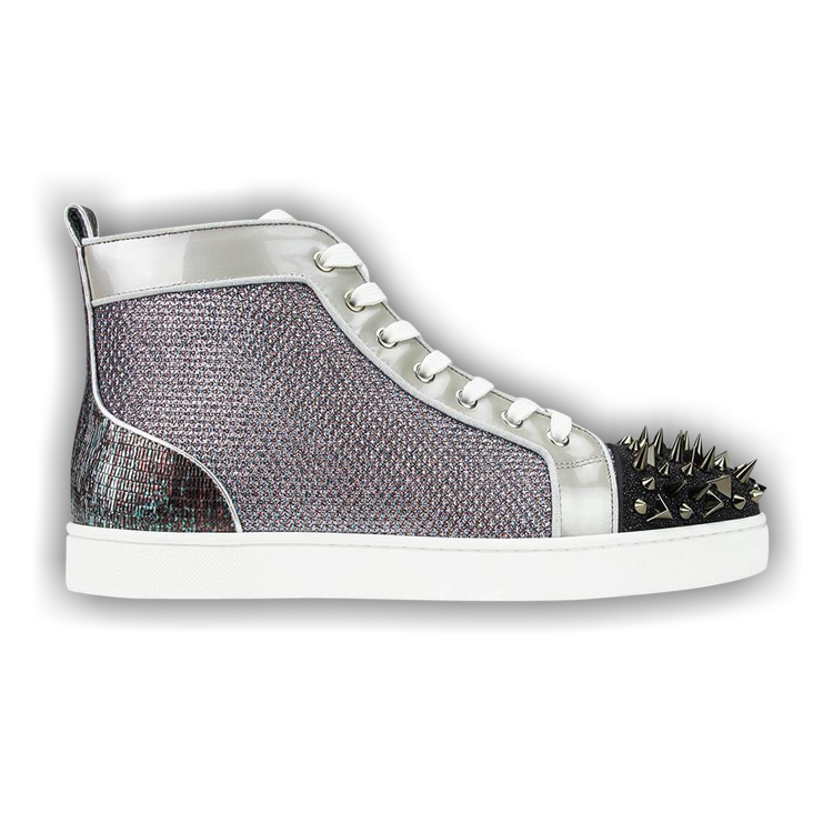 Christian Louboutin Multi/Silver Louis Junior Spikes Orlato Shoes – Bluefly