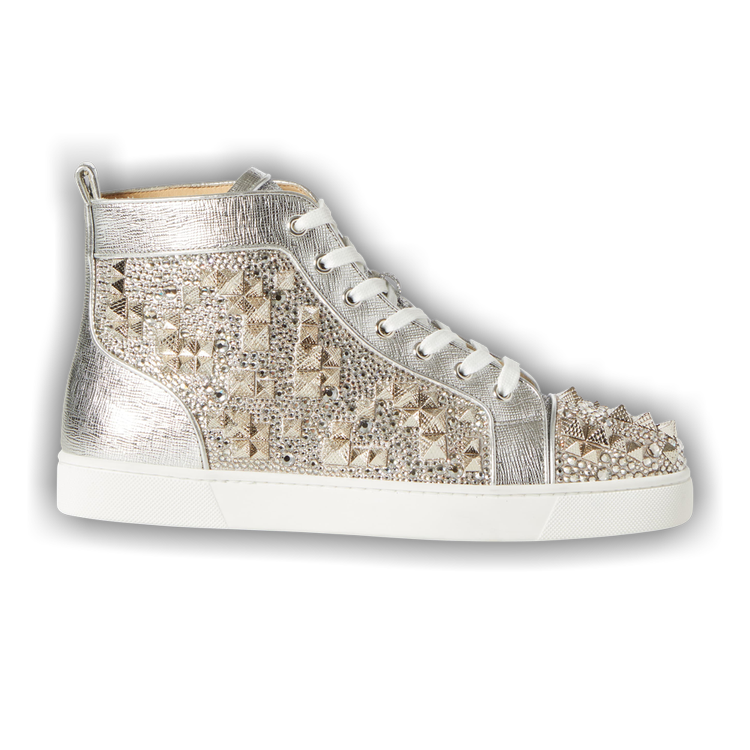 Buy Christian Louboutin Louis Max Embellished High 'Silver Studded' -  3191343