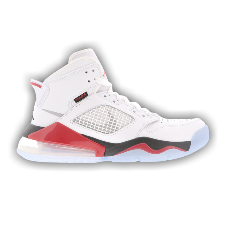 Jordan mars 270 white fire red best sale