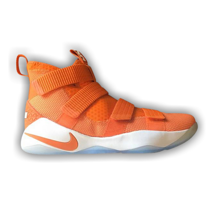 Nike lebron soldier 11 orange and white outlet