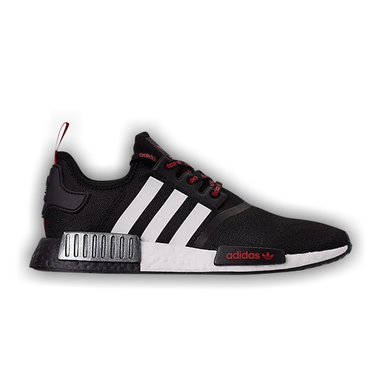 Adidas nmd_r1 stlt primeknit red core top black red blue
