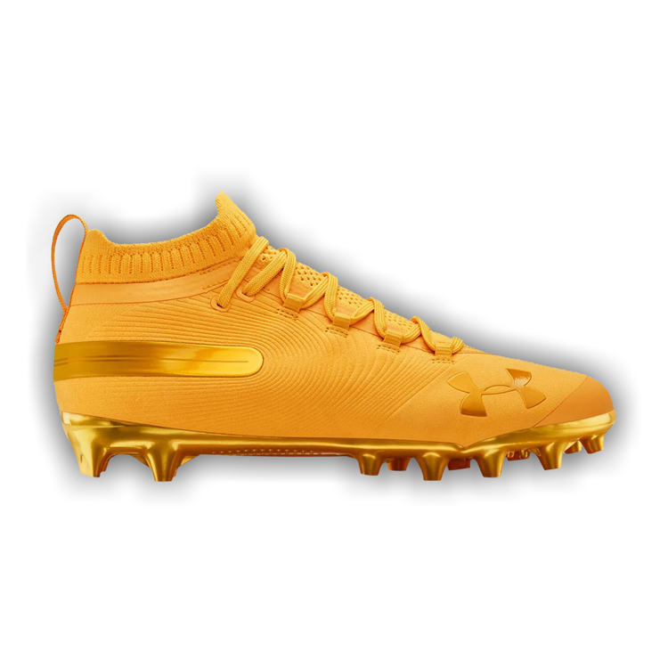 Gold under armor cleats hotsell
