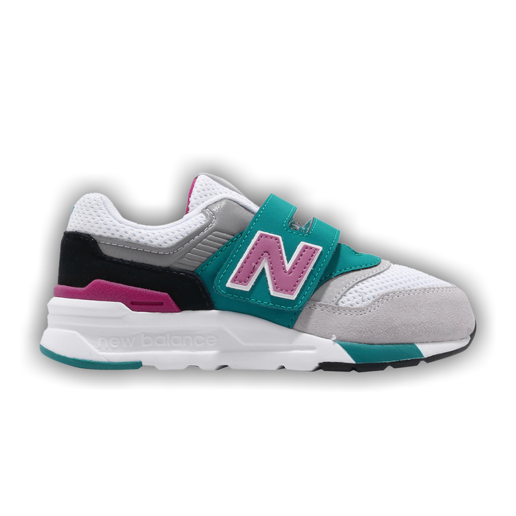 Buy New Balance 997 Wide Kids 'White Grey Green Fuchsia