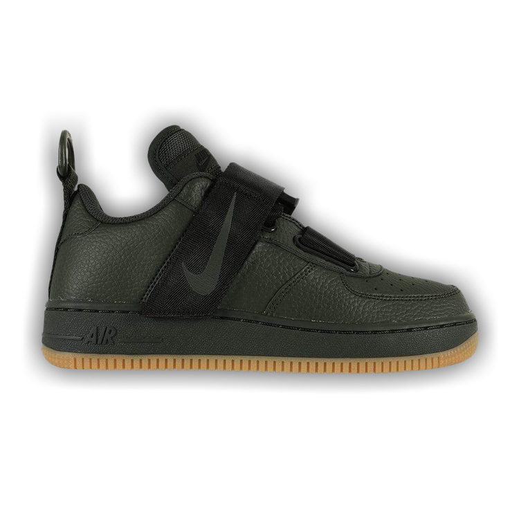 Nike Men's Air Force 1 Low Utility Sequoia Black Green Gum AO1531 300 Size  9.5