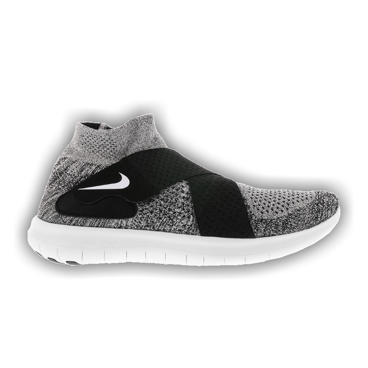 Buy Wmns Free RN Motion Flyknit 2017 Black White 880846 001