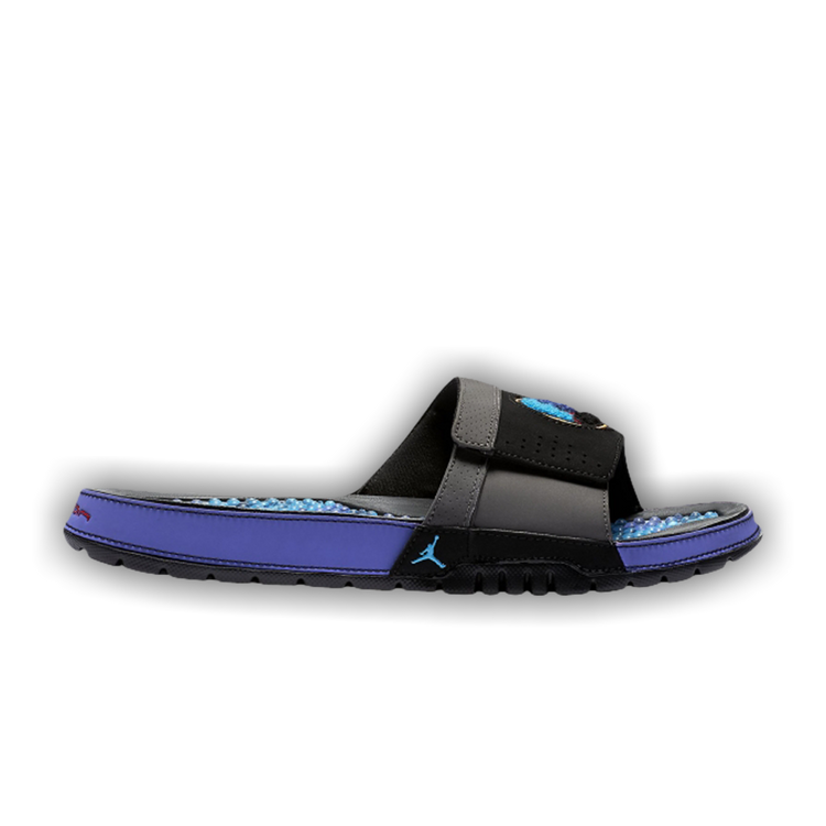 Buy Jordan Hydro 8 Retro Slide Black Midnight Fog 385073 008 GOAT
