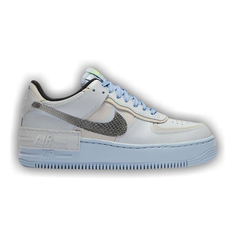 Blue snakeskin air force ones discount