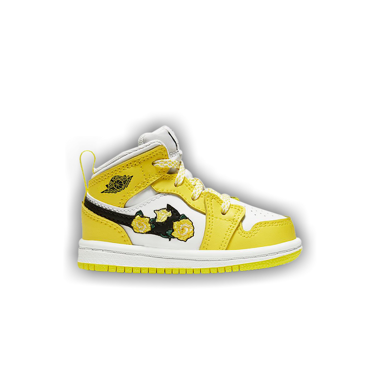 Buy Air Jordan 1 Mid SE TD Rose Patch Dynamic Yellow