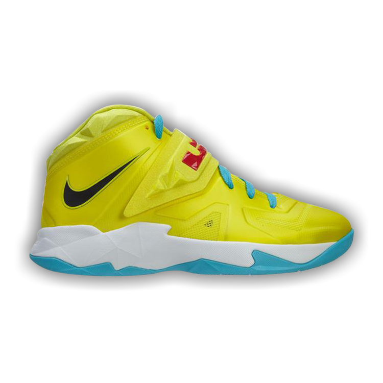 Buy Nike LeBron Soldier 7 GS 'Sonic Yellow Blue' - 599818 700 | GOAT