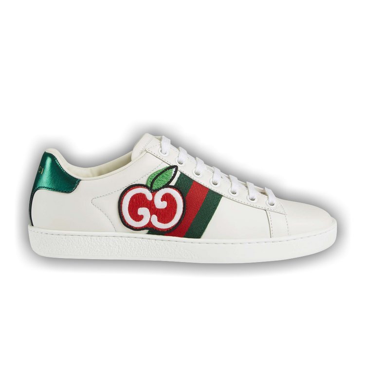 【6/15迄出品】GUCCI GG×Apple スニーカー Gucci Rhyton GG Apple Sneakers 'Cream White Red' 699292