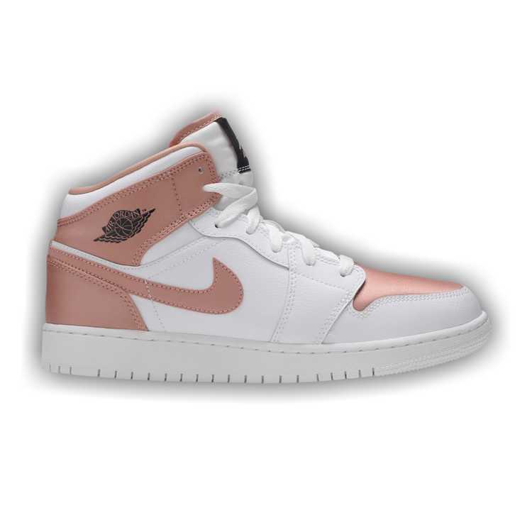 2020 Air Jordan 1 Mid SE GS Rose Patch Dynamic Yellow AV5174 700 - Sepsport
